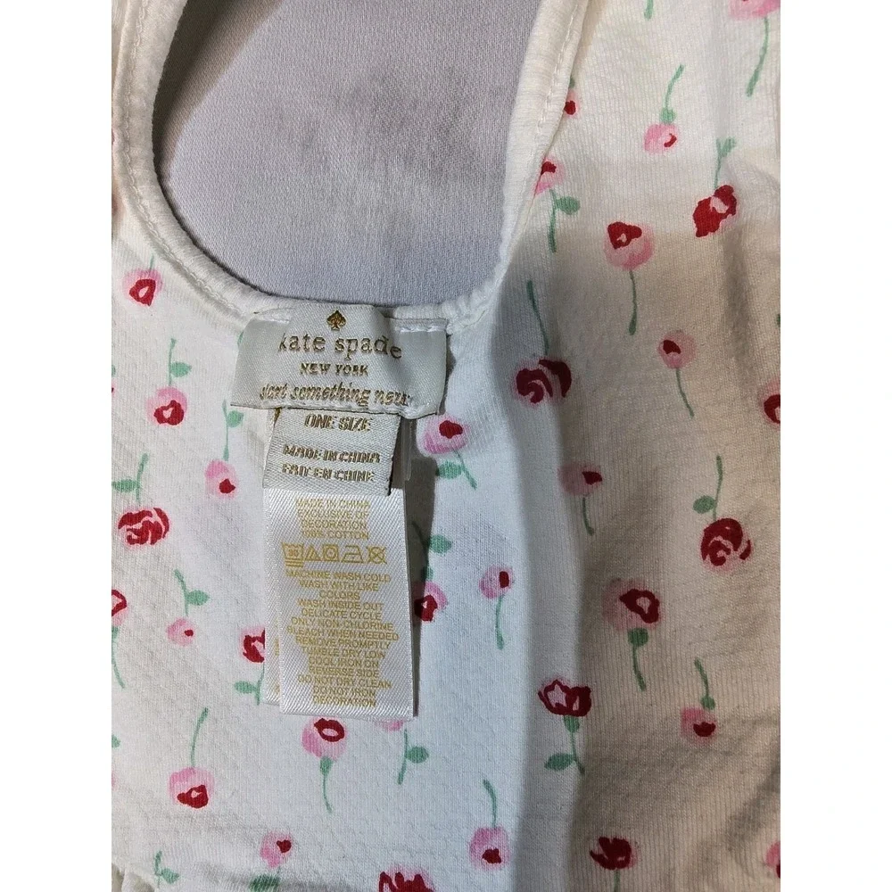 kate spade Baby Girls  Bib Ruffle Rose